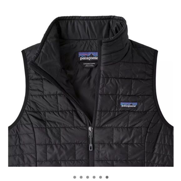 Patagonia Women’s XS Nano Puff Insulated Vest Black NWT Puffy Windproof - Picture 8 of 11